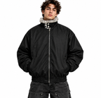 Chaqueta bomber negra