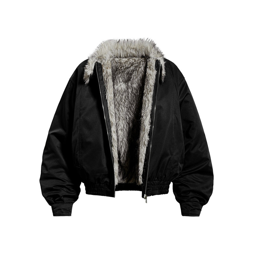 Chaqueta bomber negra