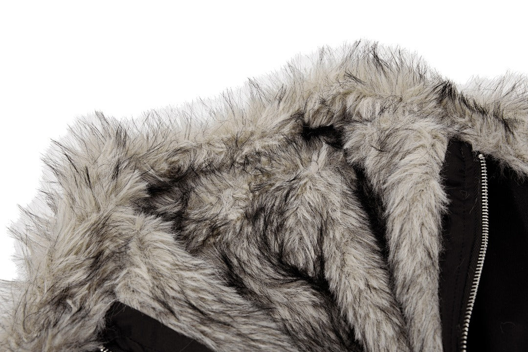 Chaqueta bomber negra